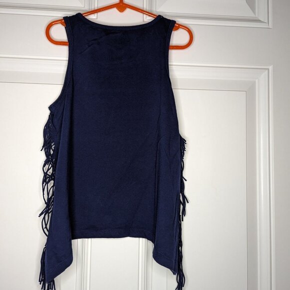 Girls Size Medium Lot Of 4 Short Sleeve Sleeveless Tops Blue Yellow Orange - Picture 7 of 9